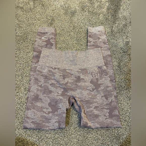 Gymshark Pants - Gymshark Purple Camo Leggings